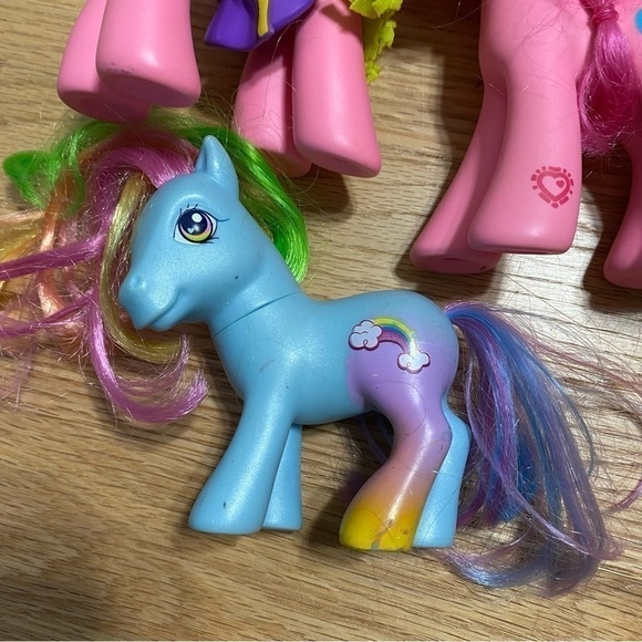 My Little Pony Horse Lot Bundle 4 Figure Pink Blue - Picture 3 of 6